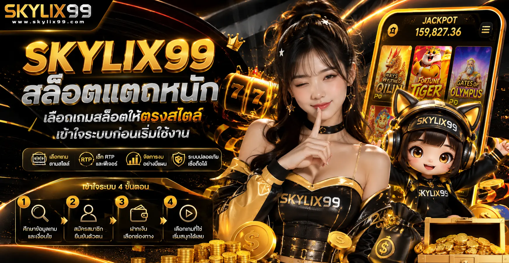 skylix99 สล็อตแตกหนัก เลือกเกมสล็อตให้ตรงสไตล์ เข้าใจระบบก่อนเริ่มใช้งาน